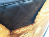 Chanel Cambon Reporter Black Quilted Leather Zipper Tote Bag Do1224sxzde