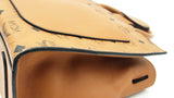 Mcm Essential Medium Tote Bag In Cognac Visetos Coated Canvas Fw0525ozxdu
