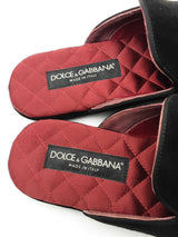 Dolce & Gabbana Marcello Black Suede Slip On Loafers Size 6.5 Eb1225lxzdu