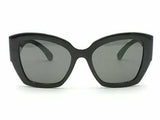 Chanel 6058 Green Sunglasses With Case Aa1026lrzsa