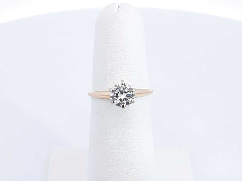 Diamond Solitaire Approx. 0.64ctw Ring In 14k Yellow Gold 2g Size 5 Eb0724ixzdu