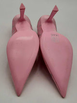 Alexander Wang Delphine Pink Satin Pumps Size 35.5 Eb1124lrxsa