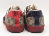 Gucci Supreme Red Ace Gg Beige Size 9.5 Aa0925lrzsa