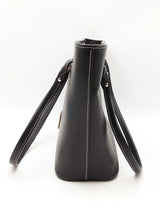 Dooney & Bourke Beacon Collection Slip Tote In Matte Black Leather Fw1025rzdu