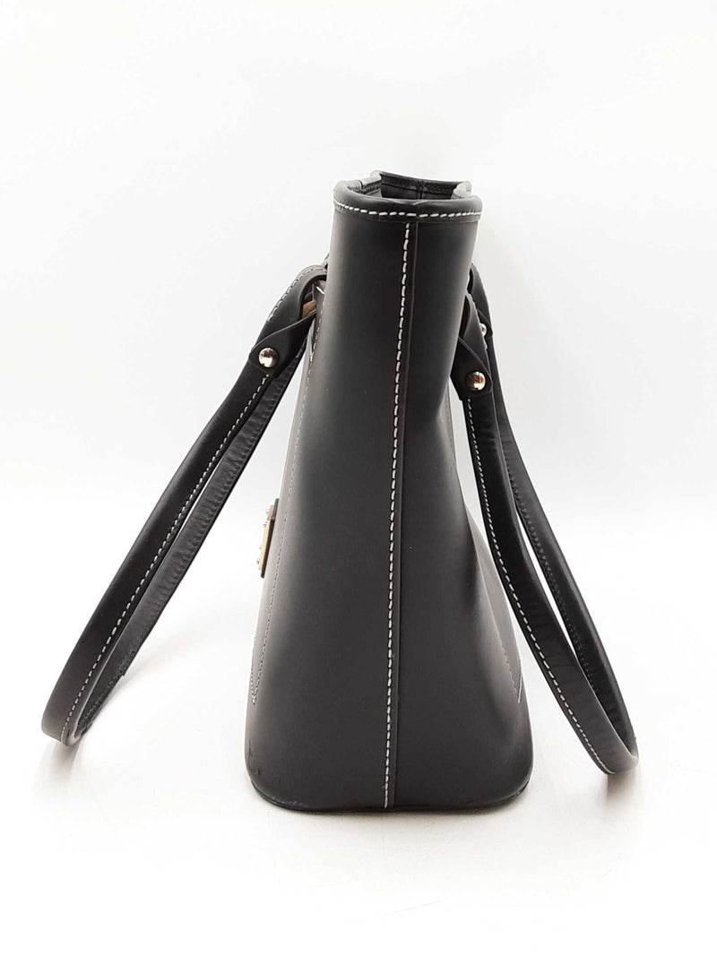 Dooney & Bourke Beacon Collection Slip Tote In Matte Black Leather Fw1025rzdu