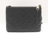 Louis Vuitton Twice Shoulder Bag In Black Monogram Empreinte Leather Fw0426ixzdu
