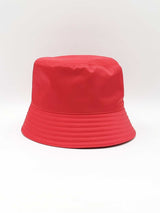 Prada Bucket Hat In Red Re-nylon Size M 58cm Fw0925lrxdu