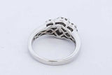 0.72cttw Diamond Ring In 14k White Gold 5.2 Grams Size 5.5 Eb0725wxzde