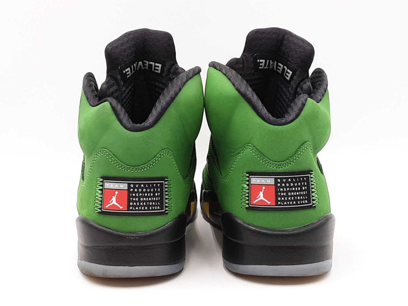 Nike Air Jordan 5 Retro Se "Oregon Ducks" Suede Sneakers Size 10 Fw0825lozdu
