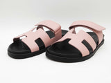 Hermes Chypre Pink Sandals Size 10 Sd0926rzxde