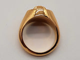 Versace Medusa Red Enamel Ring Size 7 Do0625lxzde