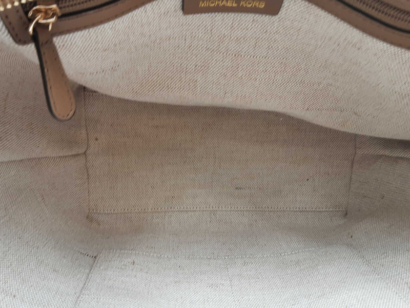 Michael Kors Nb 2408 Beige Handbag Aa0925crsa
