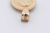 14k Yellow Gold Sacred Heart Of Jesus & Mary Pendant 2.4 Grams Eb0326lrxsa