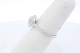 Tiffany & Co. Soleste Diamond Ring In Platinum 3.9 Grams Size 5.75 Eb0426prxzde