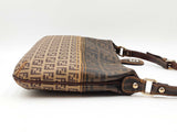 Fendi Messenger Bag In Two-tone Zucca & Zucchino Coated Canvas Fw0926lordu