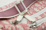 Christian Dior Trotter Diorissimo Oblique Pink & White Waist Bag Eb1125lrxdu
