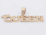 10k Yellow Gold 6 Grams Queen Pendant Aa1125lpzsa