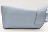Alexander Mcqueen Light Blue Leather T-bar Sling Crossbody Bag Eb0326exzde