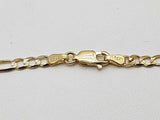 14k Yellow Gold 7.1g Figaro Chain 20 In Do0225ooxde