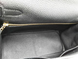 Hermes Kelly 28 Noir Black Togo Gold Hardware Shoulder Bag Do0925lexzxde
