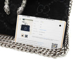 Gucci Dionysus Gg Black Velvet Wallet On Chain Sd0726orzde