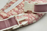 Christian Dior Trotter Diorissimo Oblique Pink & White Waist Bag Eb1125lrxdu