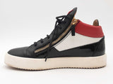 Giuseppe Zanotti Kriss Sneakers In Black Leather Size 41.5 Aa0326rzsa