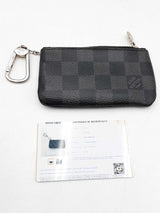 Louis Vuitton Damier Graphite Key Pouch Eb1025loxdu