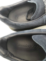 Alexander Mcqueen Oversized Navy Blue Suede Sneakers Size 43 Eb0126lxzsa