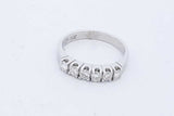 0.3cttw Diamond Ring In 14k White Gold 4.2 Grams Size 8 Eb0426ooxde
