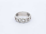 Konstantino Sterling Silver Carved Curb Link Ring 9.1 Grams Size 12 Fw0425pxdu