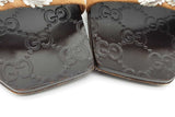 Gucci Gg Monogram Embellished Heels Size 9.5 B Eb0625crde