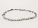 5.13 Cttw Lab Grown Diamonds 14k Wg 5.13g Tennis Bracelet 6.75 In Do0326lpxzde