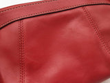 Coach Soho Pleated Wristlet Pouch In Red Leather Fw0926lrdu