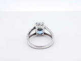 4.11 Cttw Lab Grown & Natural Diamond 14k White Gold Ring Size 6.5 Fw1023pesrdu