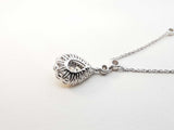 1.51 Cttw Diamond Teardrop Halo & 14k White Gold Station Necklace 4.4 Grams 17 Inch Fw0826erxdu