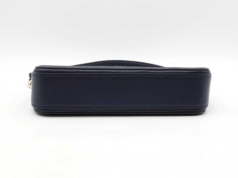 Kate Spade Hudson Convertible Crossbody In Navy Blue Pebbled Leather Fw1125wzdu