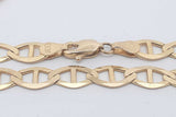 14k Yellow Gold Mariner Chain Necklace 17.2 Grams 24 Inch Eb0426exzsa