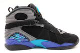 Nike Air Jordan 8 Retro 'Aqua' Sneakers Size 9.5 305381-006 Eb0726crsa