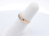 0.90 Cttw Diamond & 14k Yellow Gold Channel Ring 2.7 Grams Size 5.5 Fw0625lrxdu