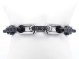 Louis Vuitton Monogram Chain Bracelet In Stainless Steel Size M Fw0526lrxdu