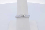 0.06ctw Diamond Ring In 14k White Gold 4.9 Grams Size 7.25 Eb0126ocrde