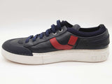 Salvatore Ferragamo Notion 2 Blue Red Leather Shoes Size F 9 M Do0525lxzde