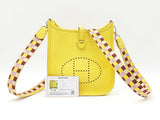 Hermès Evelyne Amazone 16 Quadrille In Limoncello Clémence Leather Fw0826llxzdu