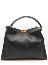 Fendi Peakaboo Black Leather Top Handle Bag Eb0926lwxzde