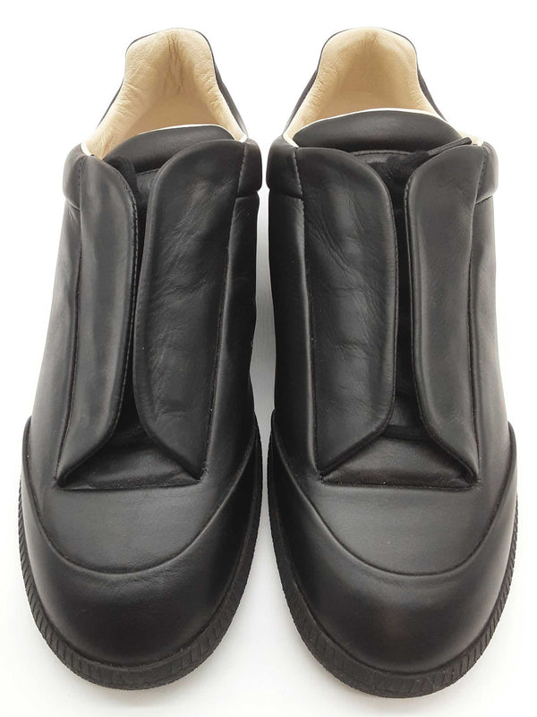 Maison Margiela Future Low Black Leather Shoes Size Eu 39 Do0525loxde