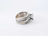 1.96 Cttw Diamond & 14k White Gold Bridal Set 8.5 Grams Size 7 Fw0724ozxzdu