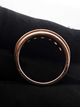 The Leo 1.05 Cttw Diamond & 14k Rose Gold Wedding Band 10.8 Grams Size 8.75 Fw0926lrxzdu