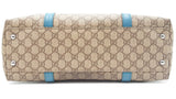 Gucci Blue/beige Gg Supreme Tote Bag Sd0925lrzdu