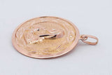 10k Yellow Gold Jesus & Mary Double Sided Pendant 11.9 Grams Eb0726rxzsa